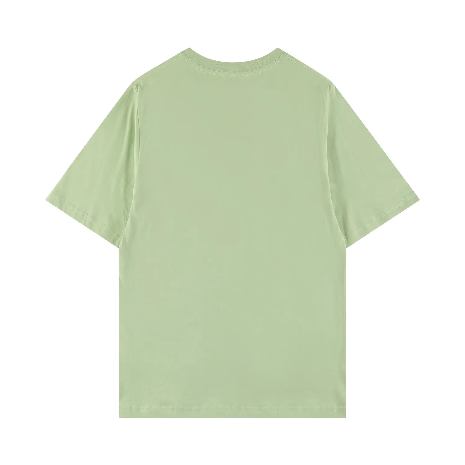 KENZ*2024SS spring and summer short-sleeved T-shirt New Arrival with letter logo digital printing technology, details are in place 💯, OVER SIZE large version, made of 220g double-ply double yarn cotton fabric, washed and treated, more comfortable to the touch, Same Style for men and women Color: White Green Size: XS-XL